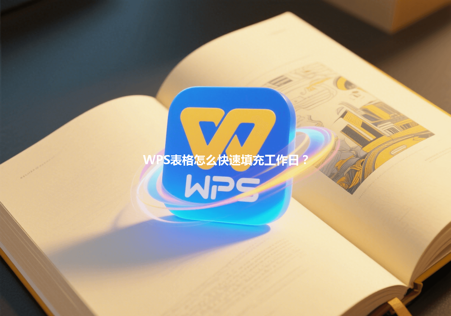 WPS表格怎么快速填充工作日？ 三