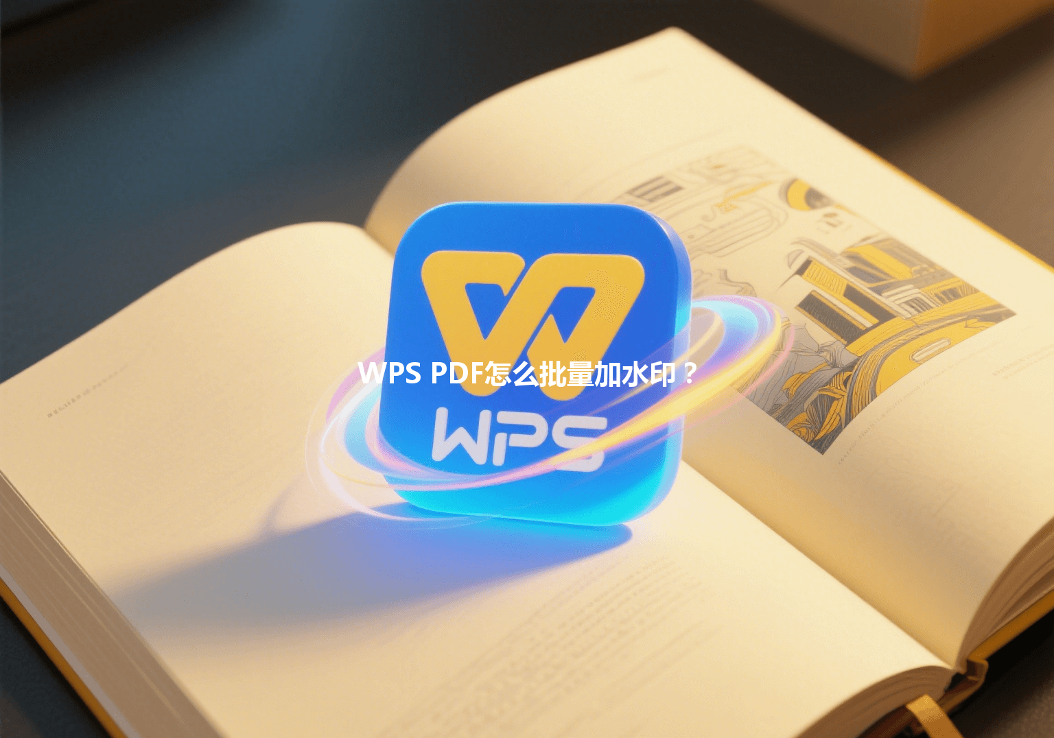 WPS PDF怎么批量加水印？ 三